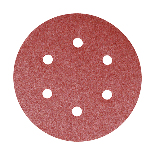 ScrewGrip - Random Orbital Sanding Discs - 120 Grit - Red 150mm