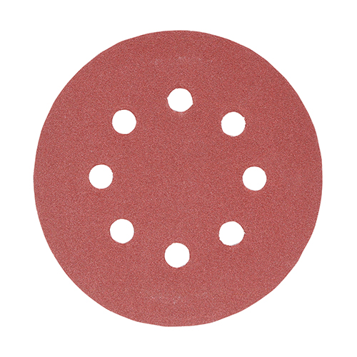 ScrewGrip - Random Orbital Sanding Discs - 180 Grit - Red 125mm