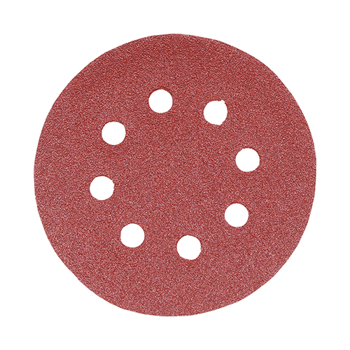 ScrewGrip - Random Orbital Sanding Discs - 80 Grit - Red 125mm