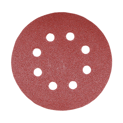 ScrewGrip - Random Orbital Sanding Discs - Mixed - Red 125mm -80-120-180