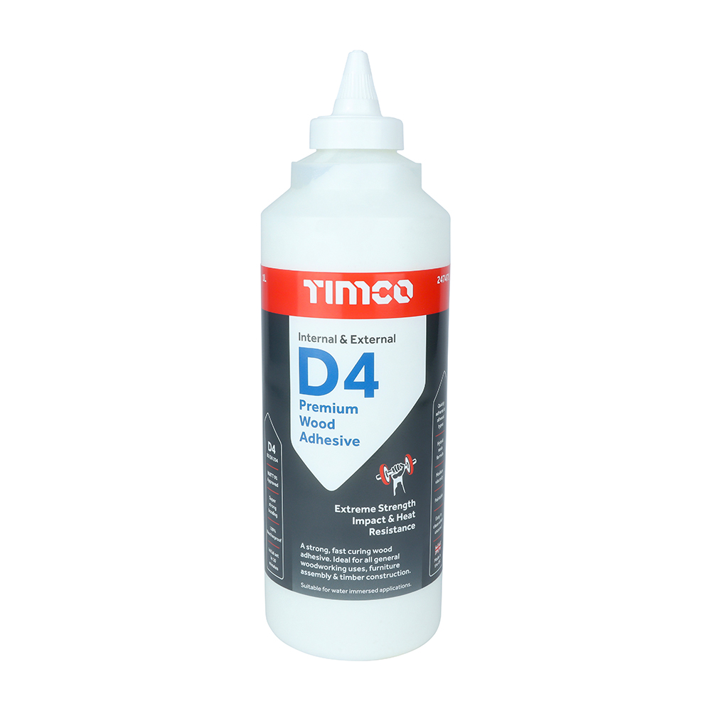 ScrewGrip - Internal & External D4 Premium Wood Adhesive 1L