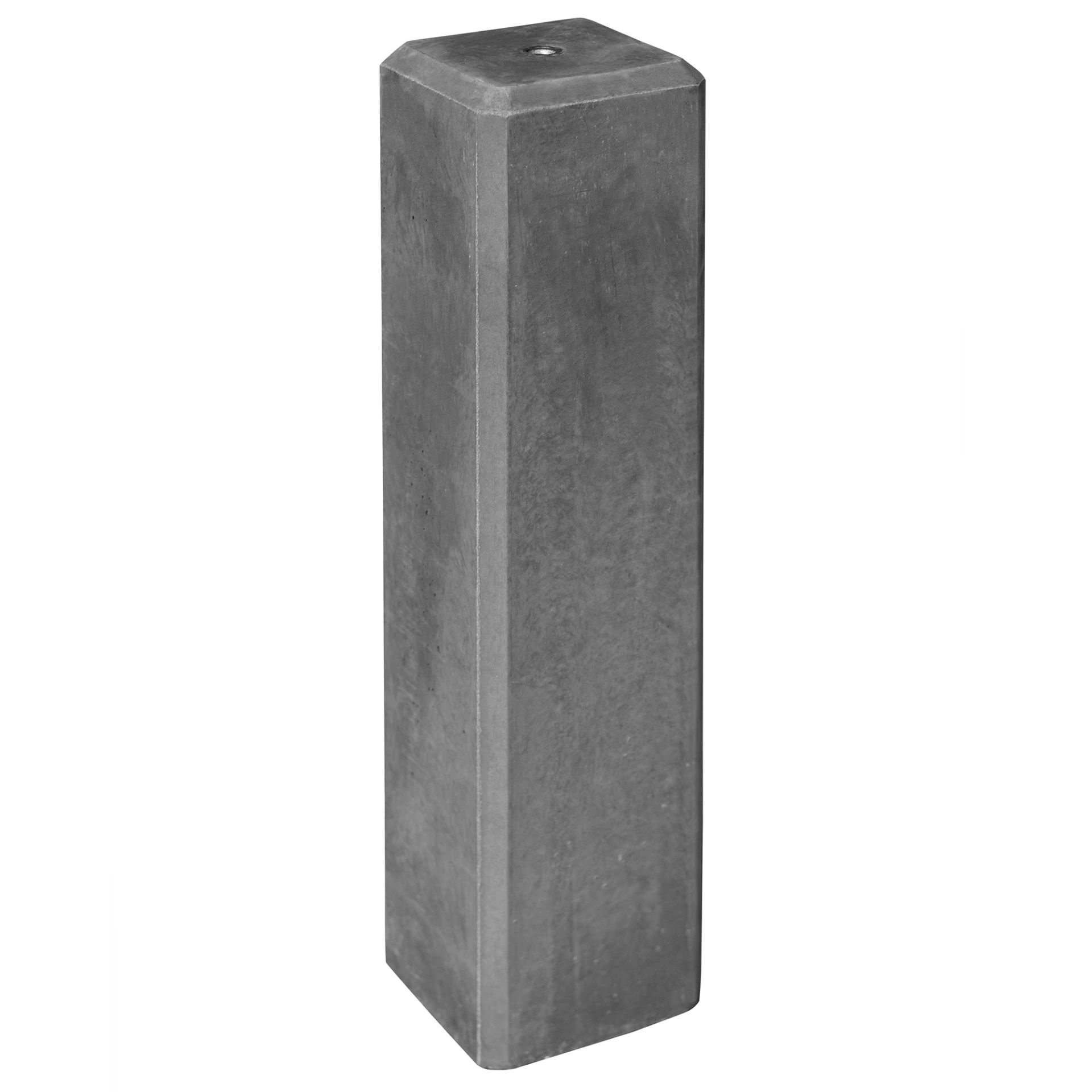 Black Concrete Base 150mm x 150mm x 600mm (M20) Includes stainless steel height adjustment plate